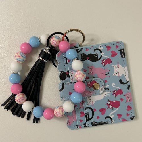 Cat Wallet with Matching Keyring