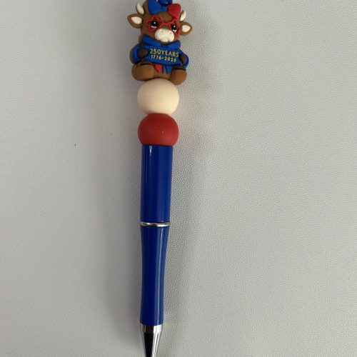 250 American Anniversary Cow On A Blue Pen