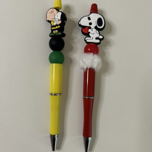 Charlie Brown and Snoopy Yellow and Red Pen Set